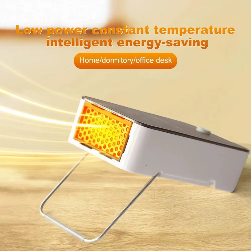 New Small Electric Heater Desktop Hand Warmer Space Warm Air Blower Mini Fan Heater Portable Home Heaters Winter Heating Fan