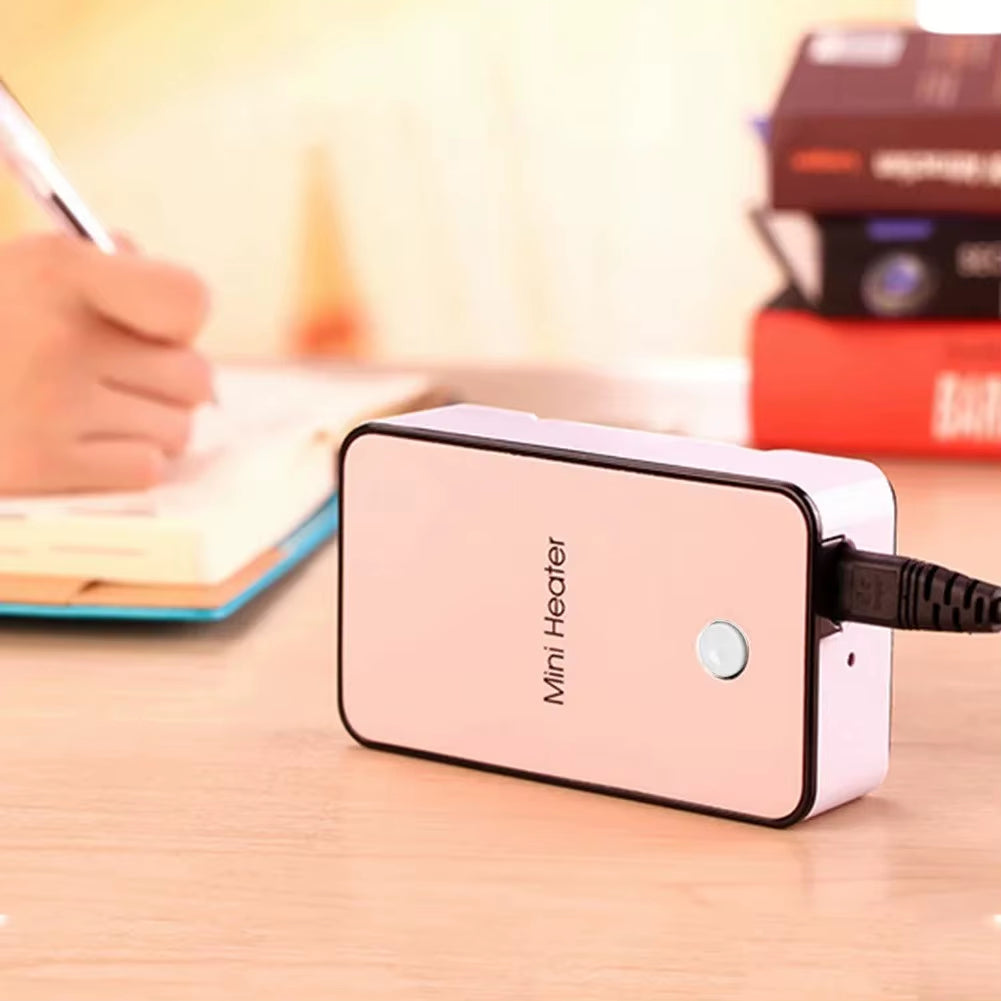 New Small Electric Heater Desktop Hand Warmer Space Warm Air Blower Mini Fan Heater Portable Home Heaters Winter Heating Fan